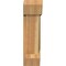 Ekena Millwork Traditional Slat Rough Sawn Bracket w/ Offset Brace, Western Red Cedar, 8"W x 22"D x 30"H BKT0806X22X30TRA06RWR - alternate 2